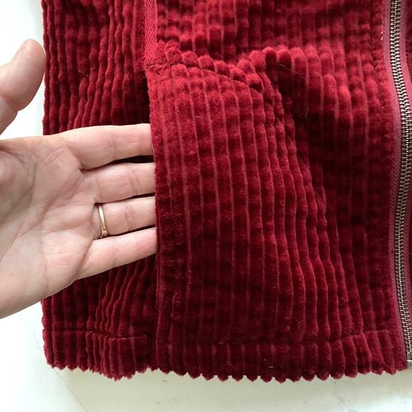 Vintage Women's L Woolrich Charcoal Gray Christmas Wool Zip Front Vest - Picture 5 of 10